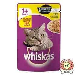 پوچ گربه با طعم مرغ 85 گرمی Whiskas