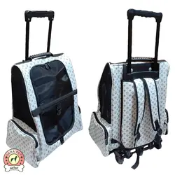 کیف حمل ترولی با چرخ و دسته ی ریلی سایز متوسط Karez