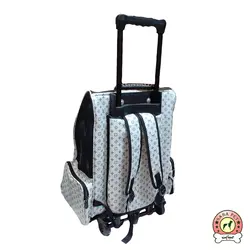 کیف حمل ترولی با چرخ و دسته ی ریلی سایز متوسط Karez