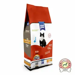 غذای گربه بالغ ماهی Paw Paw