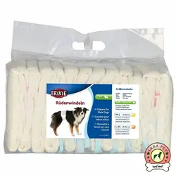 پوشک سگ سایز متوسط و بزرگ 12 عددی Trixie