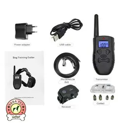 قلاده ضد پارس و تربیتی شارژی ریموت دار سگ 3کاناله Trainer