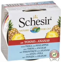 کنسرو تن ماهی و آناناس 75 گرمی گربه Schesir