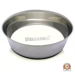 ظرف آب و غذای استیل 1/5 لیتری استاپدار Belcando