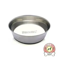 ظرف آب و غذای استیل 1/5 لیتری استاپدار Belcando
