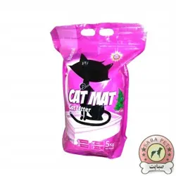 خاک گربه 5 کیلویی با عطر لوندر Cat Mat