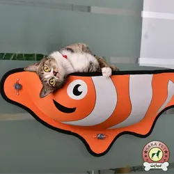 جای خواب پشت پنجره ای طرح دار مخصوص گربه Dougez