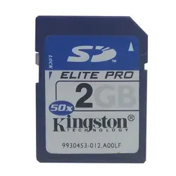 کارت حافظه SDمدل Elite-PRO ظرفیت 2 گیگابایت کینگستون