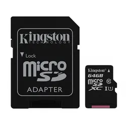 کارت حافظه microSDHC مدل Canvas Select  ظرفیت 64 گیگابایت کینگستون