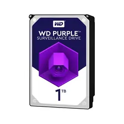 قیمت و خرید هارددیسک اینترنال وسترن دیجیتال مدل Purple WD10PURZ ظرفیت 1 ترابایت