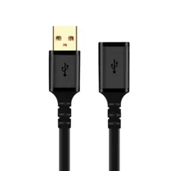 کابل افزایش طول USB2.0 مدل KP-C4014 طول 3 متر کی نت پلاس