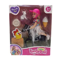 عروسک باربی Mini Funny Doll
