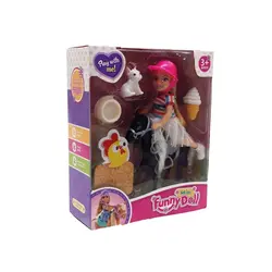 عروسک باربی Mini Funny Doll