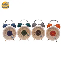 ساعت رومیزی زنگ دار طرح تک رنگ کلاسیک سایز کوچک