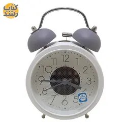 ساعت رومیزی زنگ دار طرح تک رنگ کلاسیک سایز کوچک