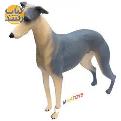 فیگور سگ تازی طوسی مک تویز (Mak Toys)