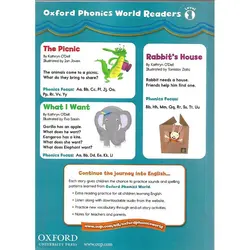Oxford Phonics world Readers 1+CD آکسفورد فونیکس ورلد ریدر