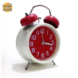 ساعت رومیزی فلزی زنگ دار سایز بزرگ طرح کلاسیک