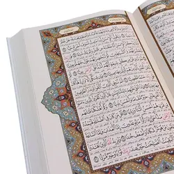 قرآن کریم قابدار ترمو طلاکوب قطع وزیری به خط عثمان طه