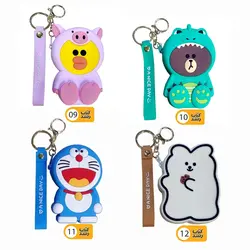 جا کلیدی (سرکلیدی) و کیف هندزفری فانتزی سیلیکونی طرح حیوانات