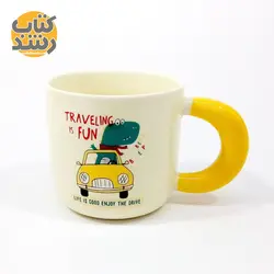 ماگ سرامیکی فانتزی طرح دایناسور
