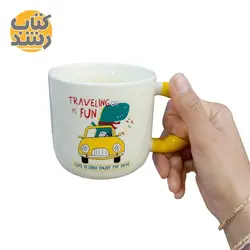 ماگ سرامیکی فانتزی طرح دایناسور
