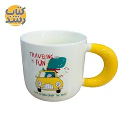 ماگ سرامیکی فانتزی طرح دایناسور