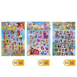 استیکر A4 دیزنی Happy Sticker طرح برجسته متنوع