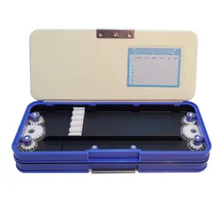 جامدادی کتابی دکمه دار چرخ دنده ای با قابلیت تنظیم ارتفاع کد 35269-A