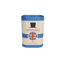قلک فلزی استوانه طرح لندن Gentleman From London