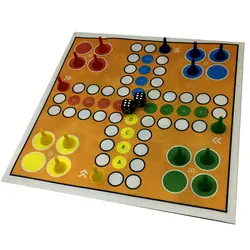 بازی منچ و مارپله پارچه ای