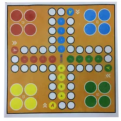 بازی منچ و مارپله پارچه ای