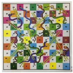 بازی منچ و مارپله پارچه ای