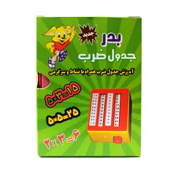 جدول ضرب بدر