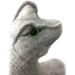 عروسک پولیشی دایناسور نقره ای