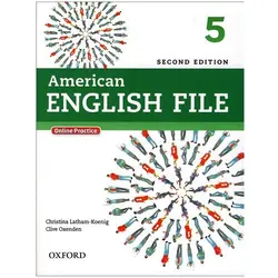 American English File 5 (2nd) SB+WB+2CD+DVD انگلیش فایل قطع رحلی