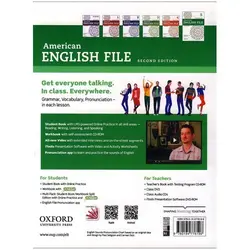 American English File 5 (2nd) SB+WB+2CD+DVD انگلیش فایل قطع رحلی