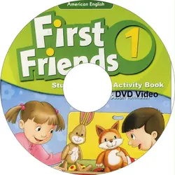 American First Friends 1 In One Volume (SB+WB+DVD) فرست فرندز قطع رحلی