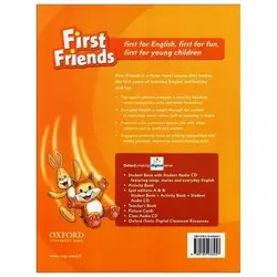 American First Friends 3 In One Volume (SB+WB+CD) فرست فرندز قطع رحلی