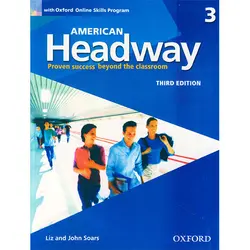 American Headway 3 (3rd) SB+WB+CD  امریکن هدوی 3