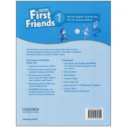 First Friends 1 (2nd) SB+WB+Maths book+CD فرست فرندز قطع رحلی