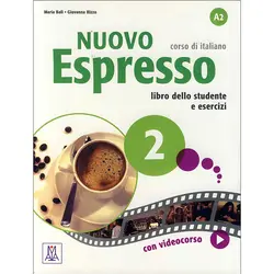 Nuovo Espresso A2: Libro Studente 2 + DVD کتاب ایتالیایی اسپرسو