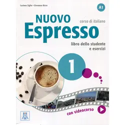 Nuovo Espresso A1: Libro Studente 1 کتاب ایتالیایی اسپرسو (بدون DVD)