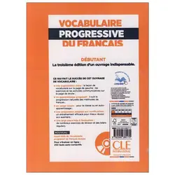 Vocabulaire Progressive Du Francais Debutant 3rd+cd