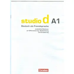 Studio D: Sprachtraining A1 (S.B+W.B)+CD+DVD اشتدیو