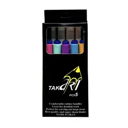 مغار چوب و مجسمه سازی TAKART مجموعه 5 عددی