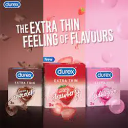 کاندوم دورکس اکسترا تین سه طعم Durex Extra Thin با سه طعم مختلف