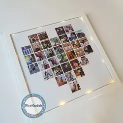 قاب عکس قلبی سایز بزرگ ۴۰در۴۰