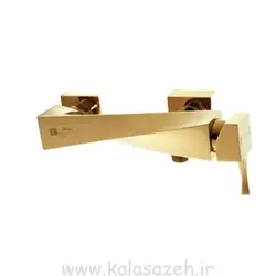 شیر آفتابه طلایی ریسکو مدل اسکرو طلایی