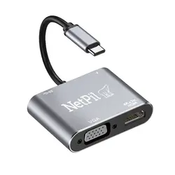 هاب 4 پورت USB-C نت پیل مدل 8021